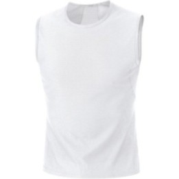 GORE M Base Layer Sleeveless Shirt-white-XL