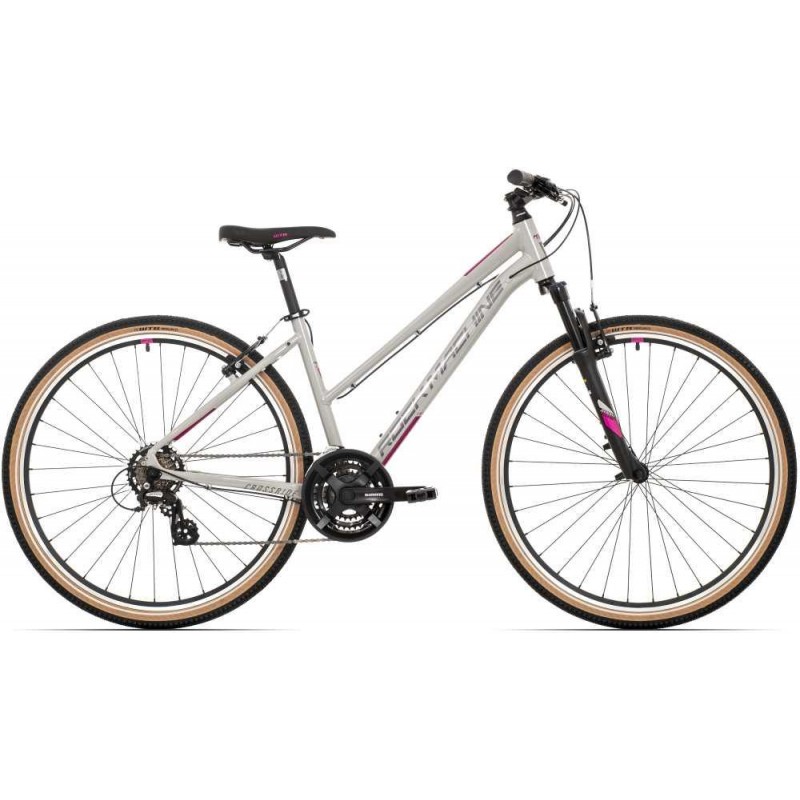 Crossride 100 Lady/Gloss Grey/Grey/Crimson/29x19.0" (L) Crossride 100 Lady/Gloss Grey/Grey/Crimson/29x19.0" (L)