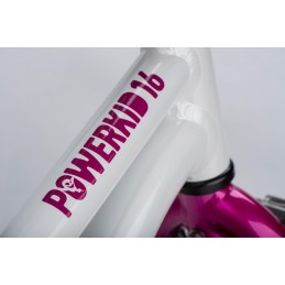 GHOST Powerkid 16 Pearl White/Candy Magenta Gloss GHOST Powerkid 16 Pearl White/Candy Magenta Gloss