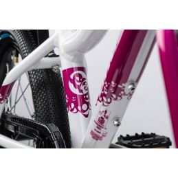 GHOST Powerkid 16 Pearl White/Candy Magenta Gloss GHOST Powerkid 16 Pearl White/Candy Magenta Gloss