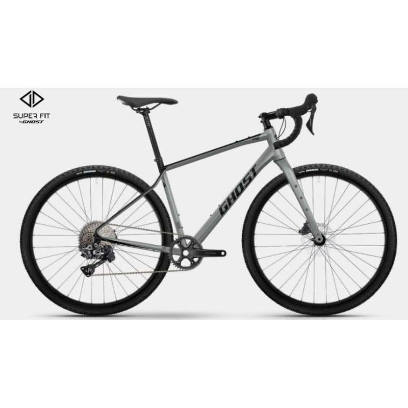 GHOST Asket Advanced AL Light Grey/Met. Anthracite Glossy - XL GHOST Asket Advanced AL Light Grey/Met. Anthracite Glossy - XL