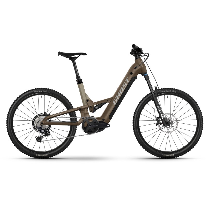 GHOST E-ASX Advanced Low Brown Bear/Stone Glossy - L
