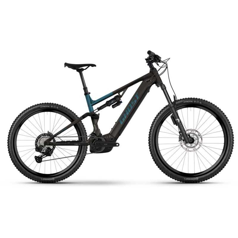GHOST E-ASX ABS Shadowed Slate/Light Navy Blue Glossy - L