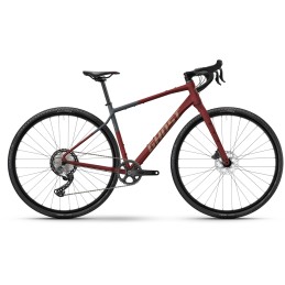 GHOST Asket Deep Crimson/Gunmetal Grey Matt - XL