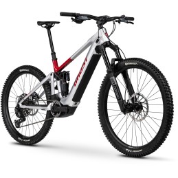GHOST E-Riot CF Advanced Rebel Red/Misty Grey Glossy - M