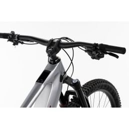 GHOST E-Riot CF Advanced Rebel Red/Misty Grey Glossy - M
