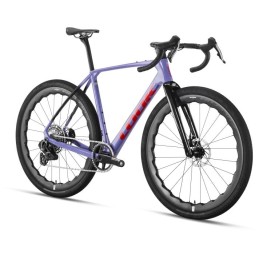 LOOK G85 Speckled Purple/Neon Red Sram Force XLPR AXS Fulcrum Soniq - L