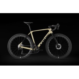 LOOK G85 Speckled Sand/Black Shimano GRX Di2 2X12 Fulcrum Soniq - L