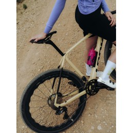 LOOK G85 Speckled Sand/Black Shimano GRX Di2 2X12 Fulcrum Soniq - L