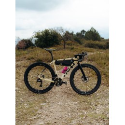 LOOK G85 Speckled Sand/Black Shimano GRX Di2 2X12 Fulcrum Soniq - XL